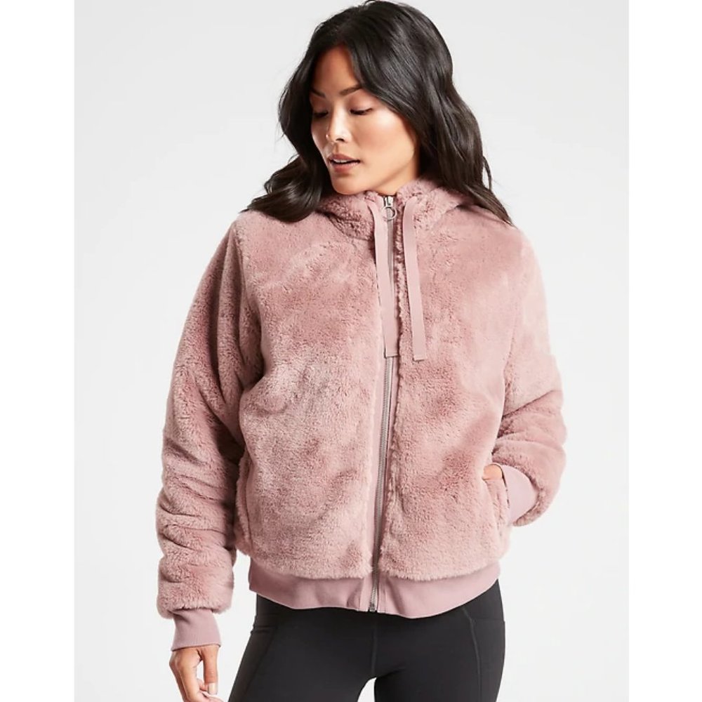 Athleta Ritual Jacket in Dogwood Mauve